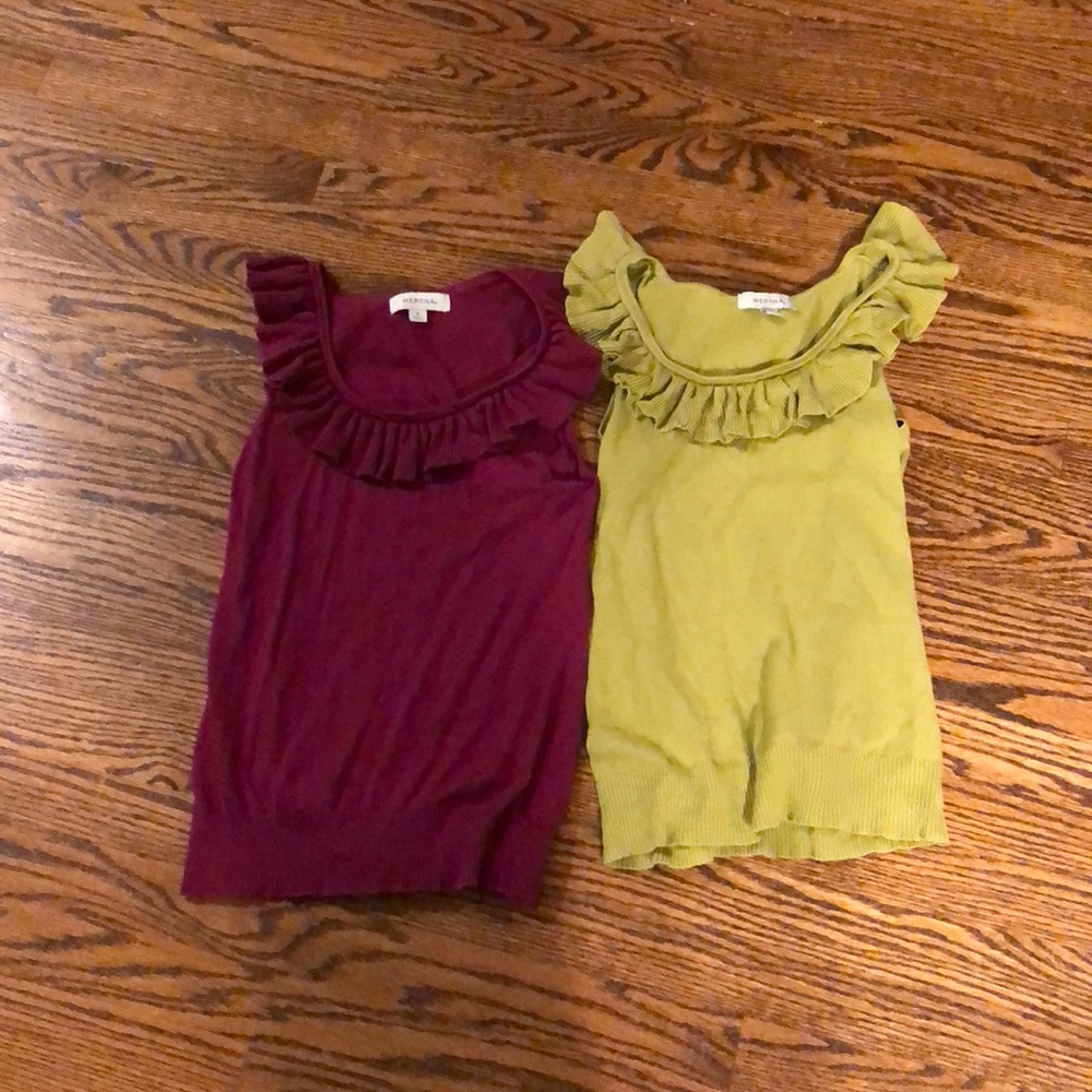 Merona Ruffle Top Set